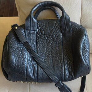 Authentic Alexander Wang Rocco Duffel Bag With Gold Tone Hardware